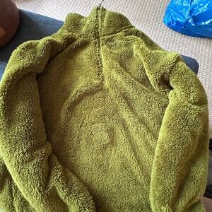 Eddie Bauer Olive Fleece Jacket